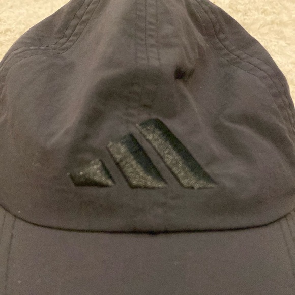 ❤️ Adidas Influence 3 Hat Black NWOT - Picture 3 of 5